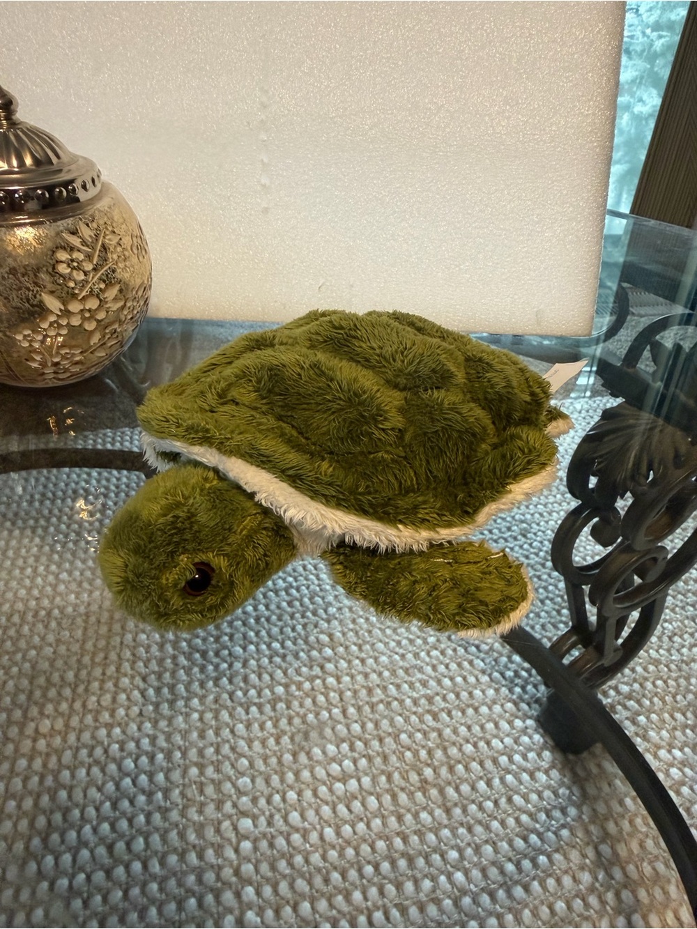 Green Plush wishpet Turtle JOLENE Stuffed Animal - Soft Sea Turtle Toy 2004